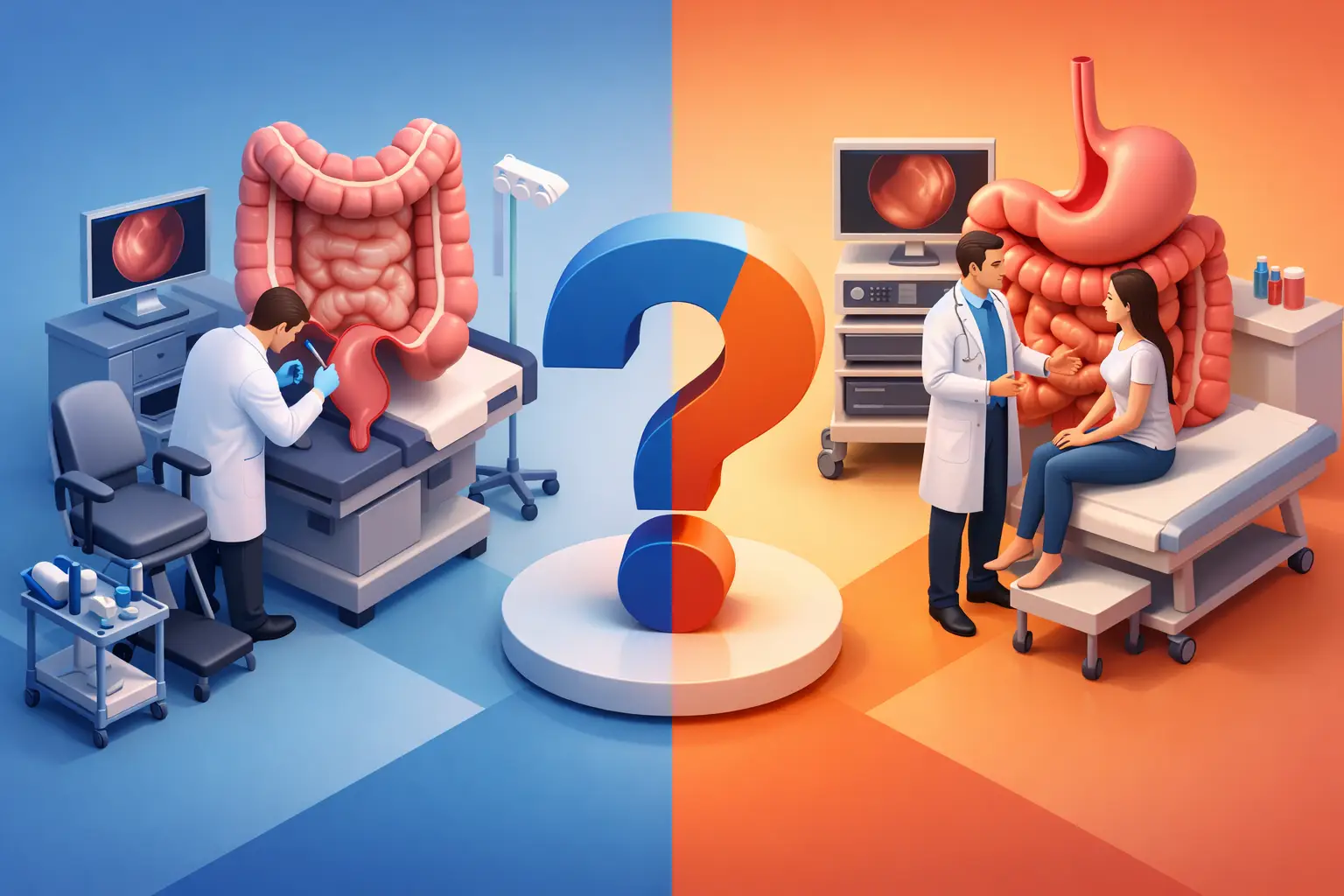 Proctolog sau gastroenterolog: pe cine alegi?